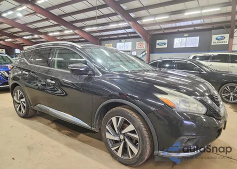 2015 Nissan Murano Platinum из США, поврежденный, VIN 5N1AZ2MH2FN264169
